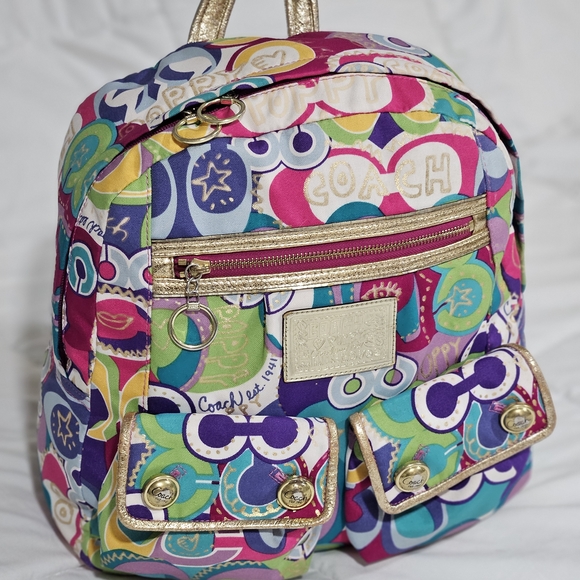 Coach Limited Edition 2010 Pop C Glam Backpack - Picture 1 of 10